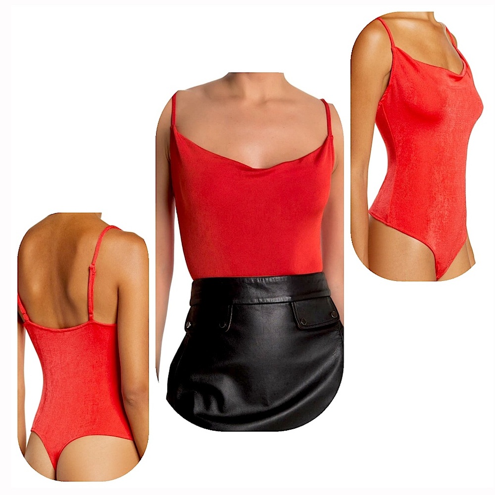 NWT Free People Cowls in the Club Bodysuit